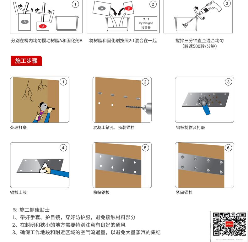 包钢万宁粘钢加固施工过程